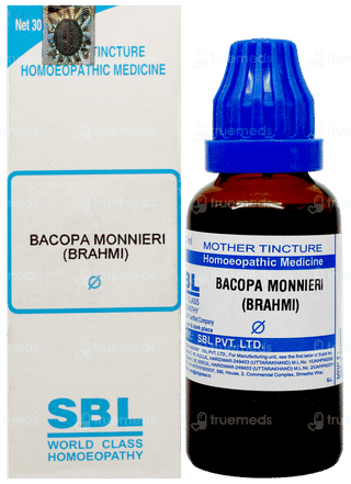 Sbl Bacopa Monnieri Brahmi Q Mother Tincture 30Ml